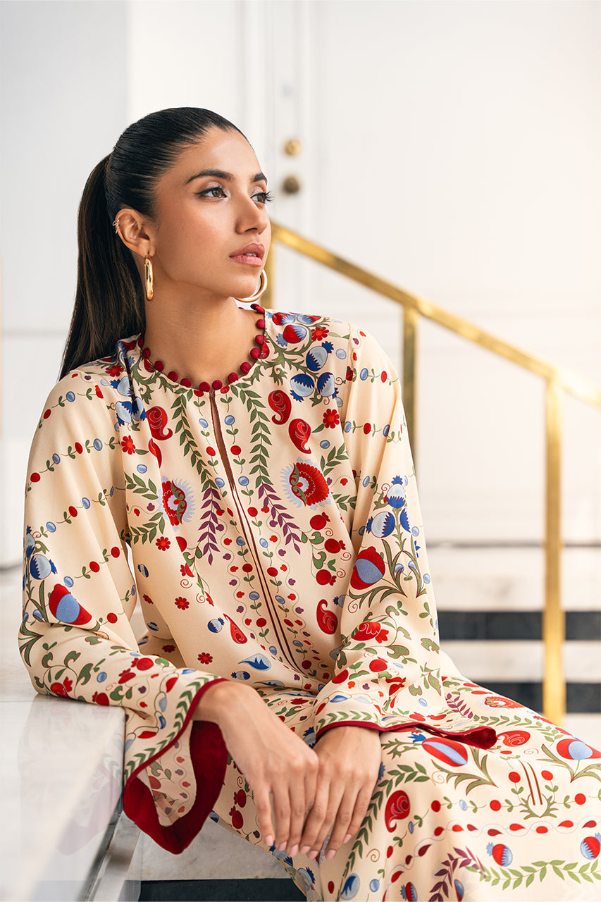 Floral Paisley Print Co-Ord Set