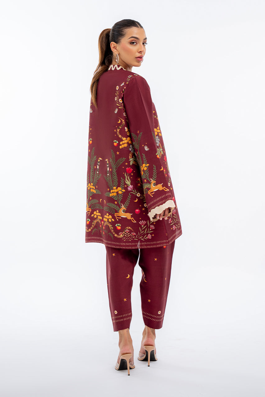 Crimson Enchanted Woodland Co-ord Set