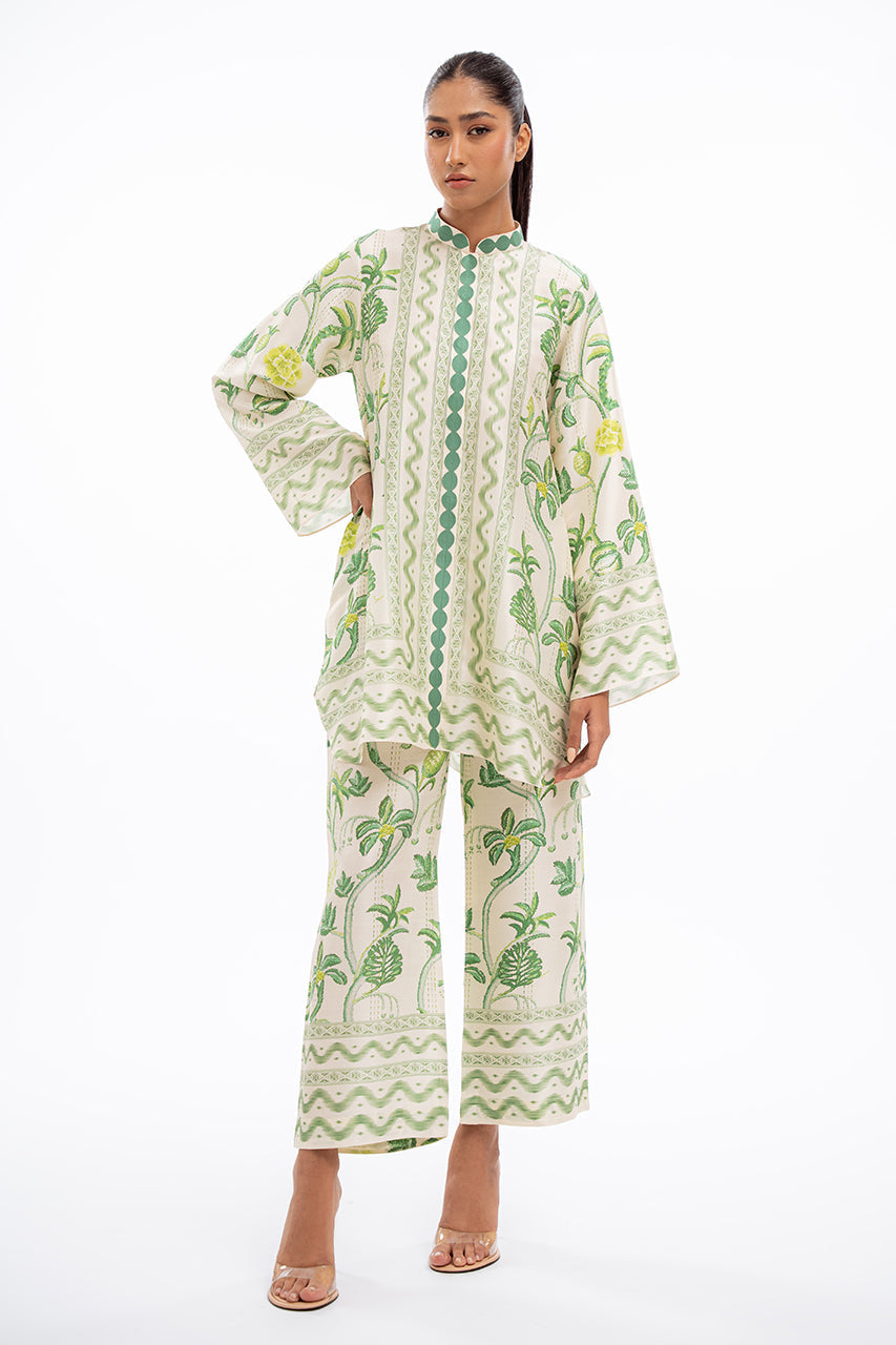 Fresh Green Botanical Co-Ord Set