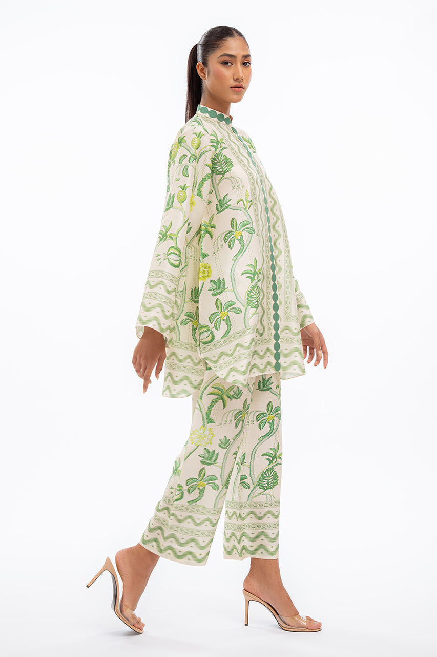 Fresh Green Botanical Co-Ord Set