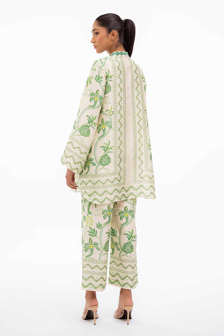 Fresh Green Botanical Co-Ord Set