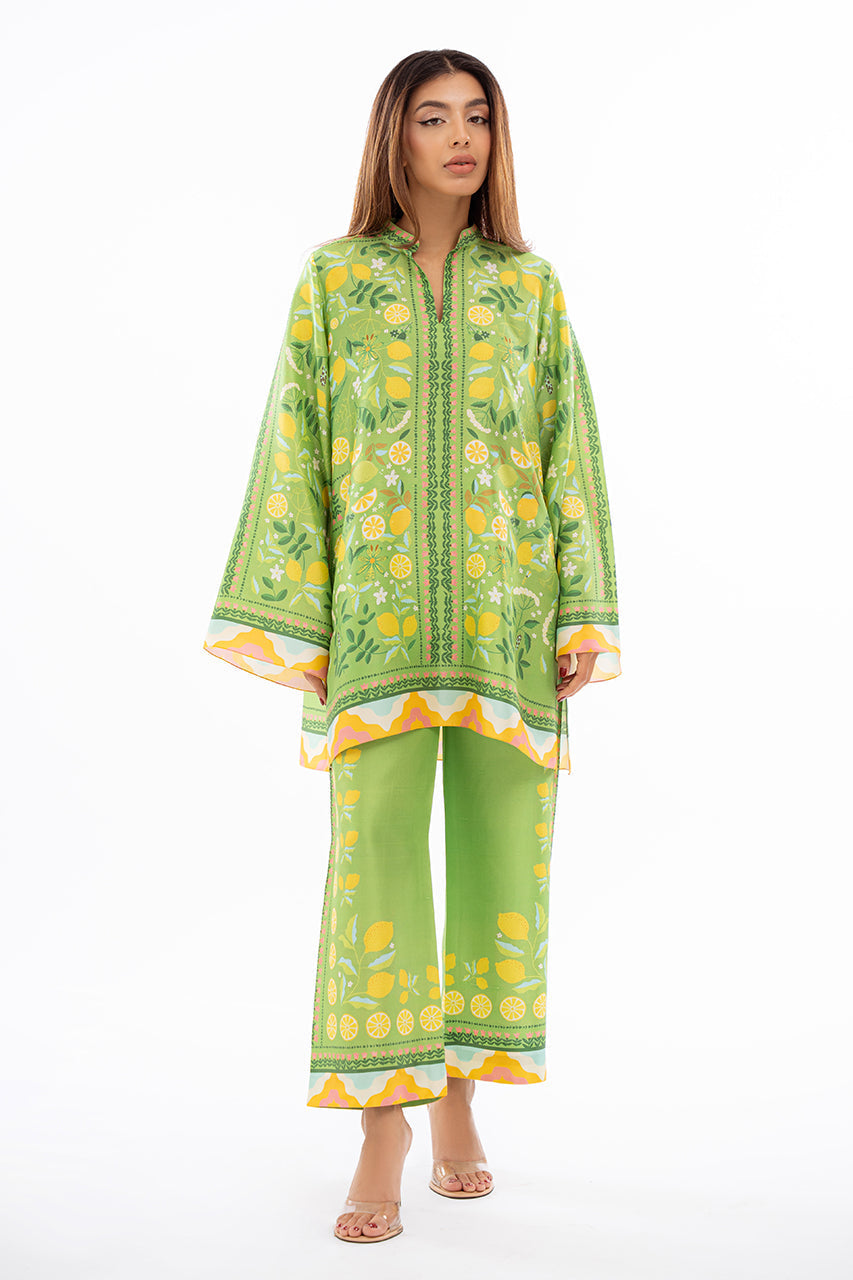 Citrus-Inspired Green Co-Ord Set