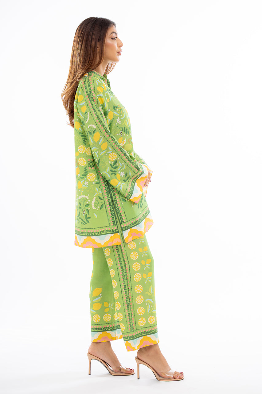 Citrus-Inspired Green Co-Ord Set