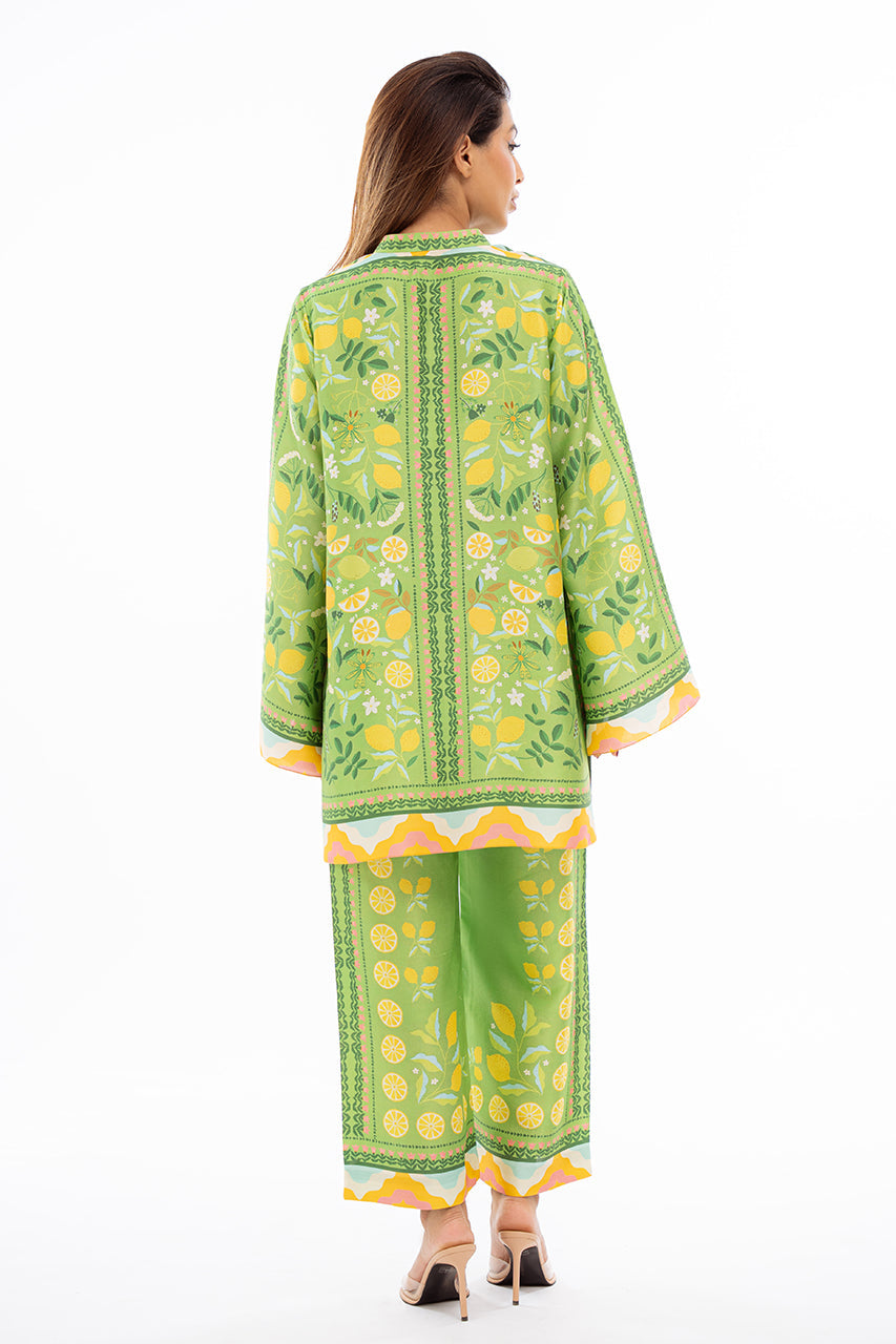 Citrus-Inspired Green Co-Ord Set