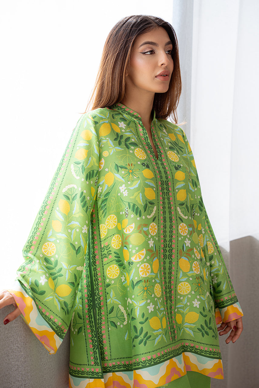 Citrus-Inspired Green Co-Ord Set