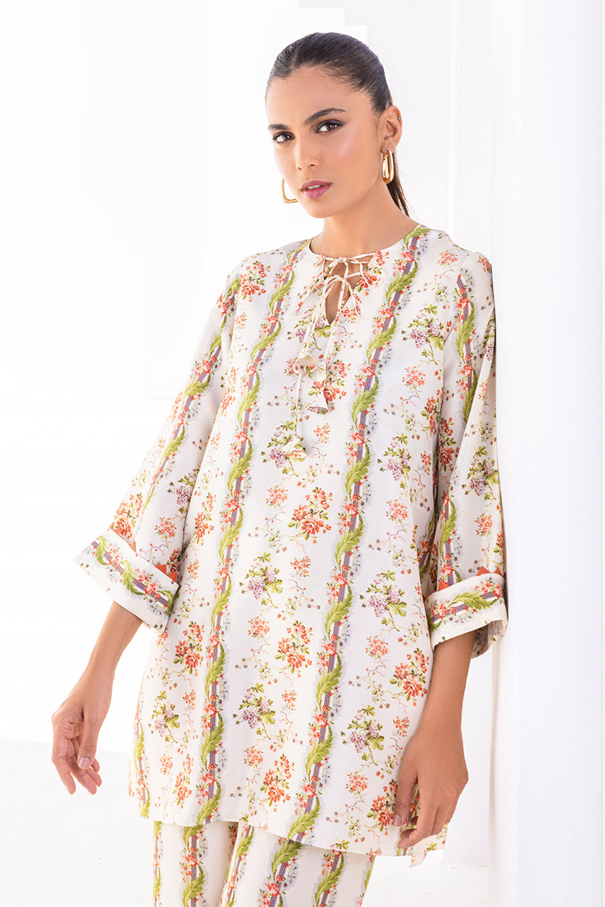 Blossom Trail Lace-Up Co-Ord Set
