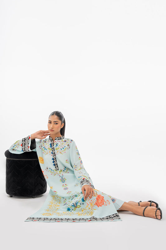 Pastel Floral Embroidered Co-Ord Set