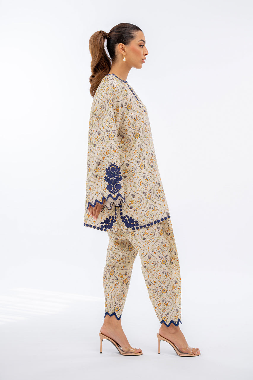 Vintage Floral Print Co-Ord Set
