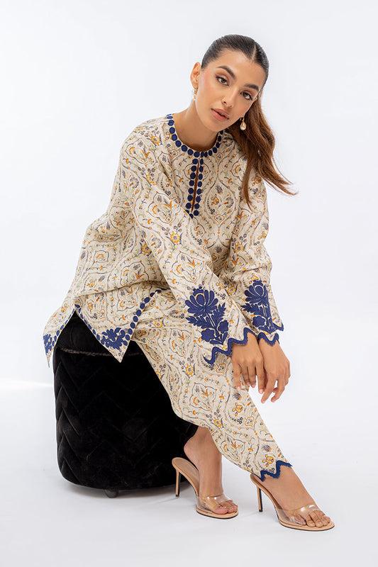 Vintage Floral Print Co-Ord Set