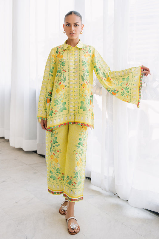 Sunny Floral Yellow Co-Ord Se