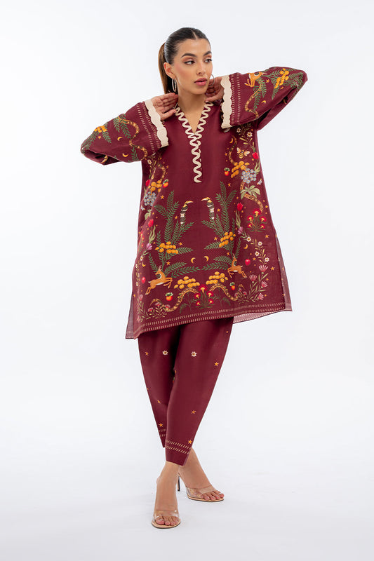 Crimson Enchanted Woodland Co-ord Set