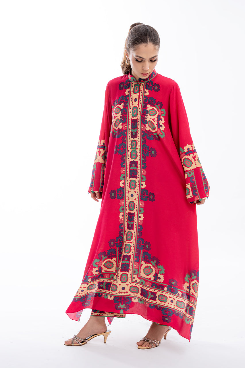 Fuchsia Nomad Long Co-ord Set