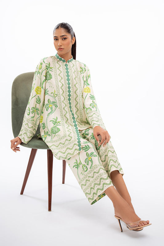 Fresh Green Botanical Co-Ord Set