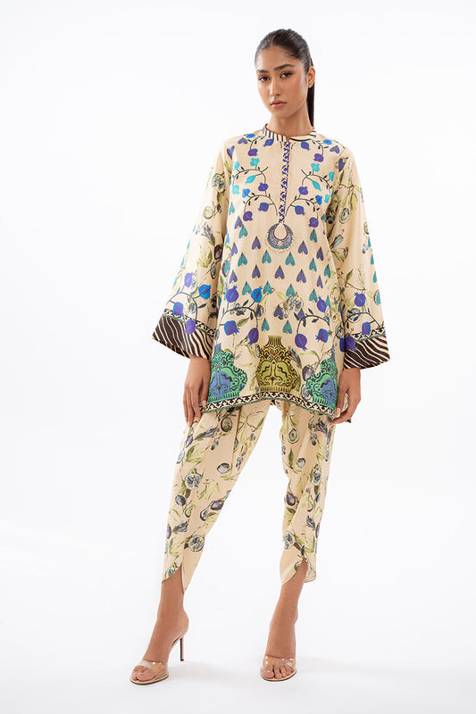 Elegant Floral & Tribal Co-Ord Se
