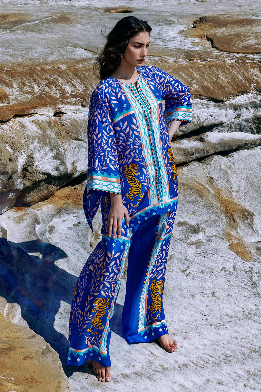 Vibrant Tiger Print Co-Ord Set