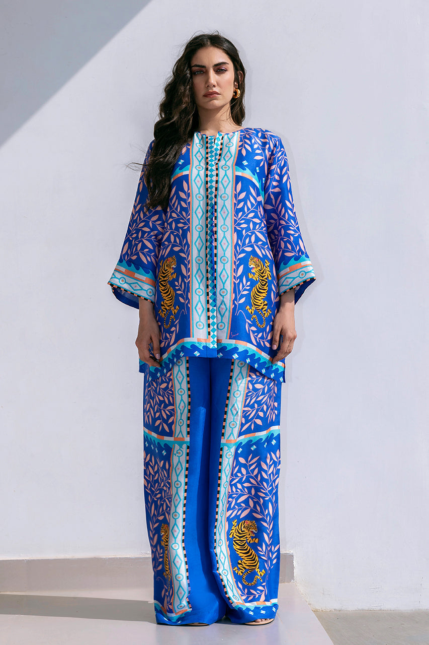 Vibrant Tiger Print Co-Ord Set