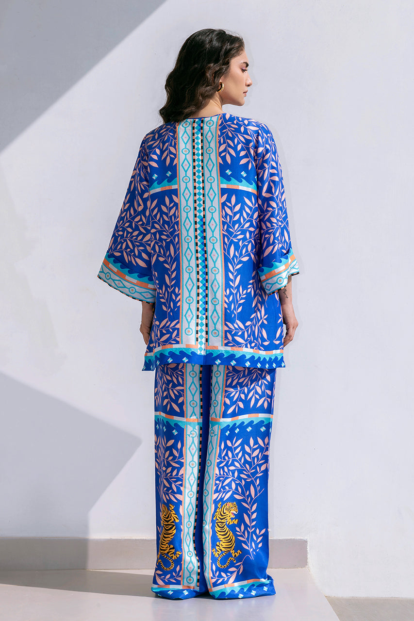 Vibrant Tiger Print Co-Ord Set