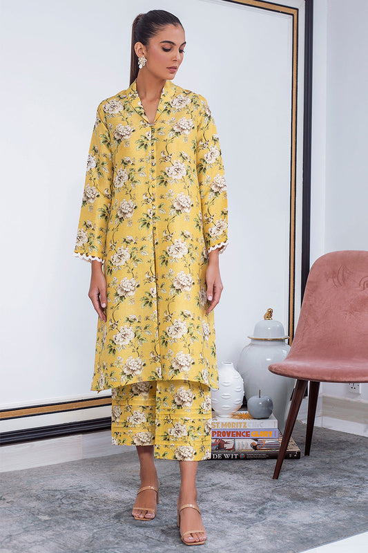 Golden Blossom Floral Co-ord Set